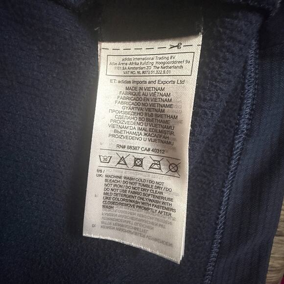 Adidas Terrex Men’s Full-Zip Outdoor Hoodie Jacket — Technical Performance Layer - Picture 4 of 5